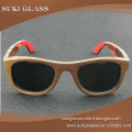 Recycle wood skateboard sunglasses cat eye wood sunglasses